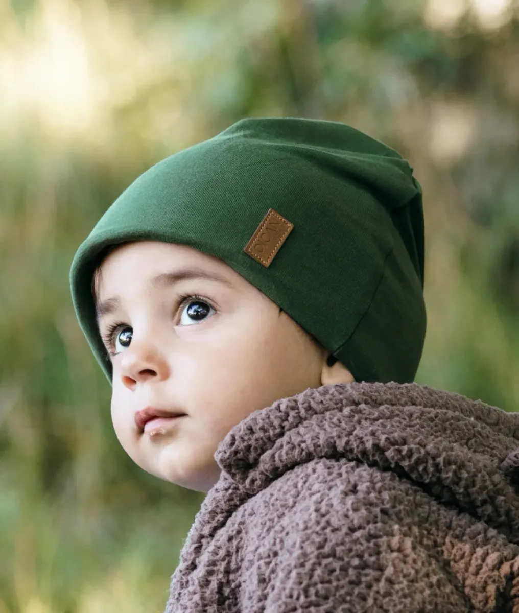 OICAN Wear  Fleecefodrad Mössa med Huvudskydd, Green, M