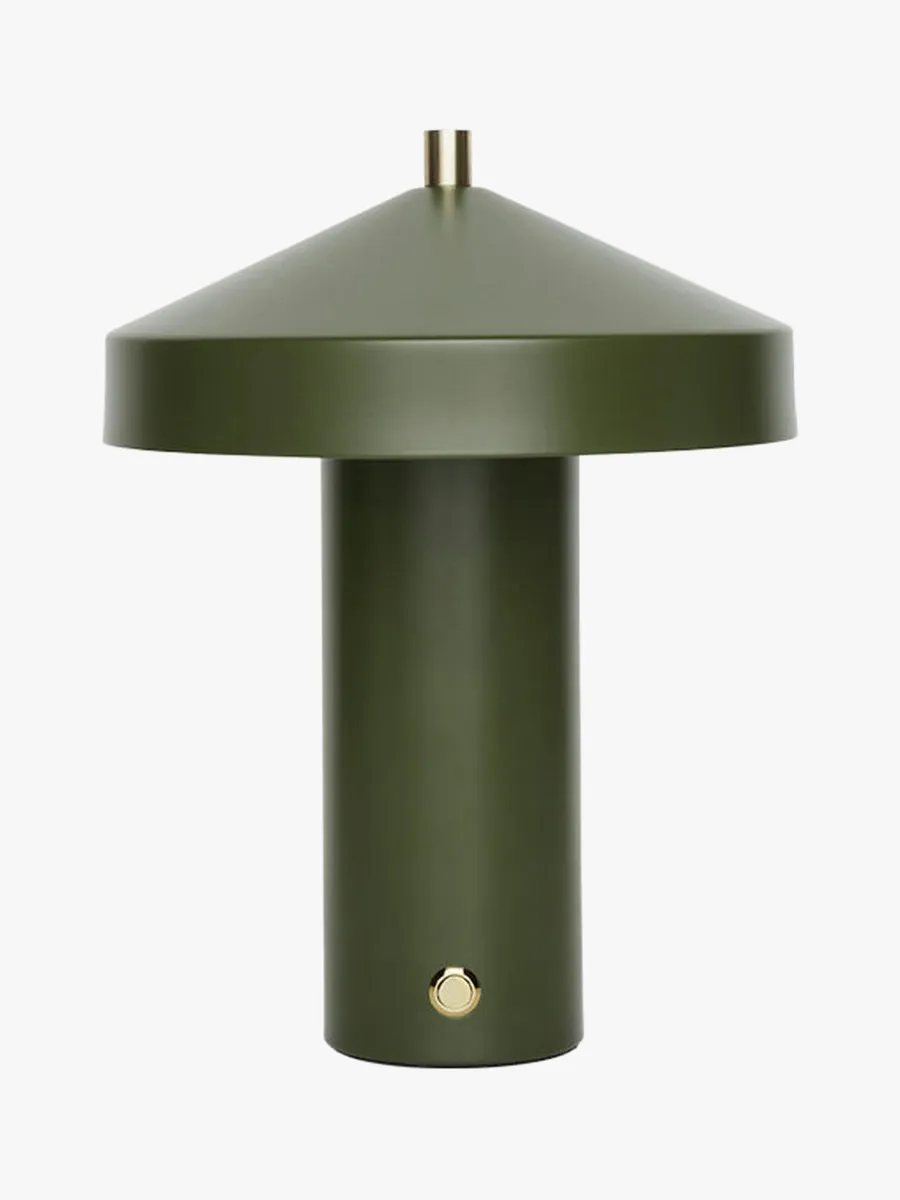 OYOY Hatto LED Bordslampa, Olive, Barnrum