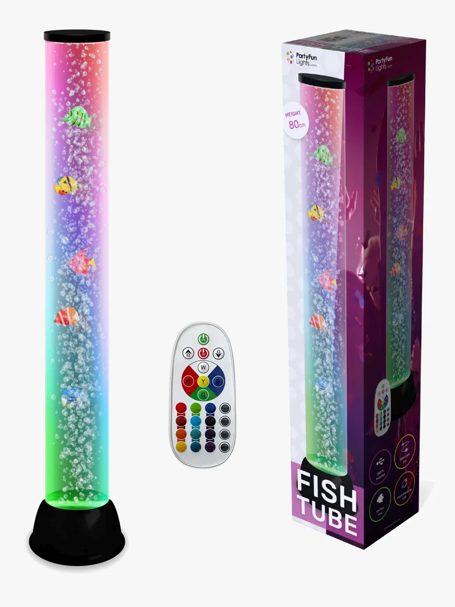 PartyFunLights Lampa Fish Tube XXL, Barnrum