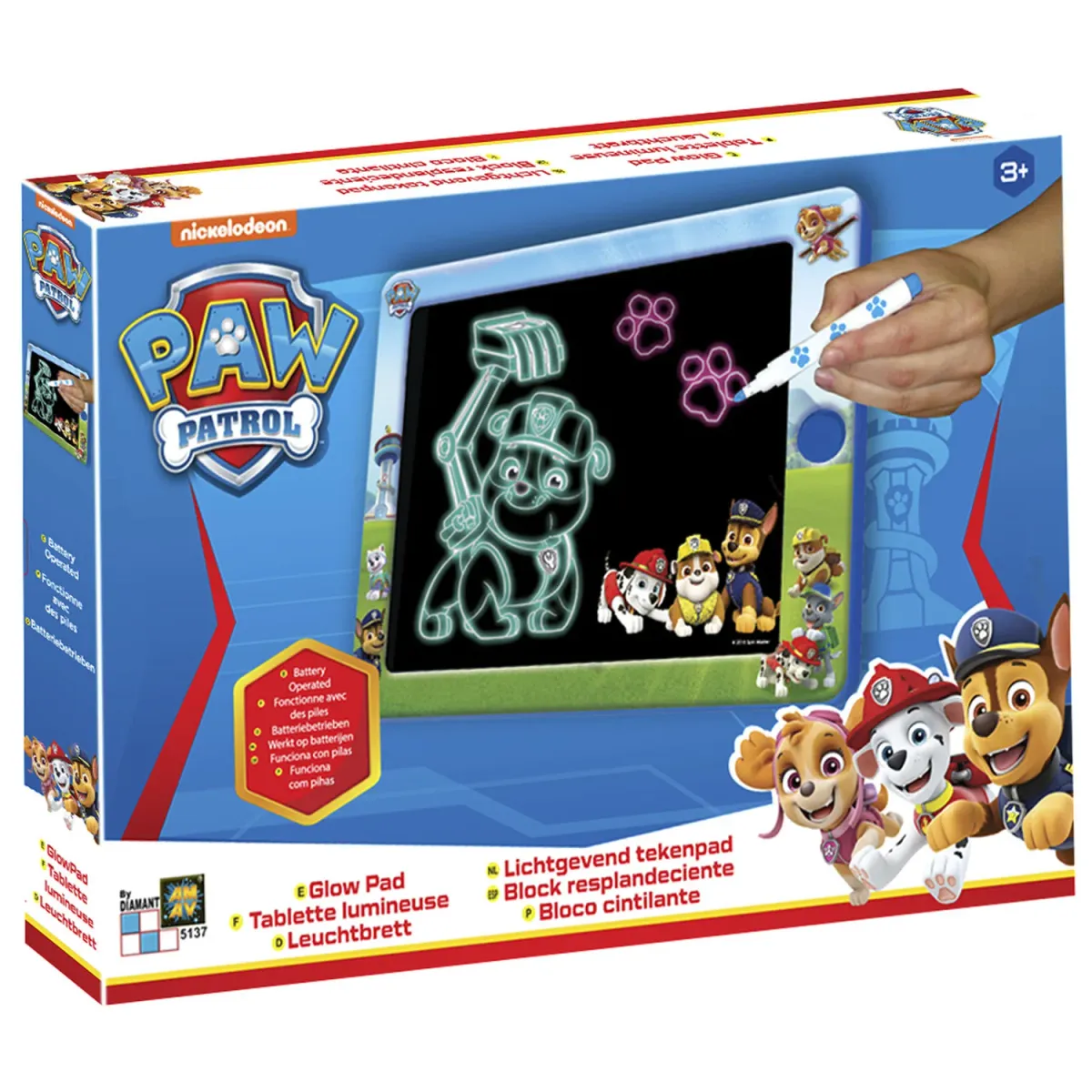 Paw Patrol Glow Rittavla