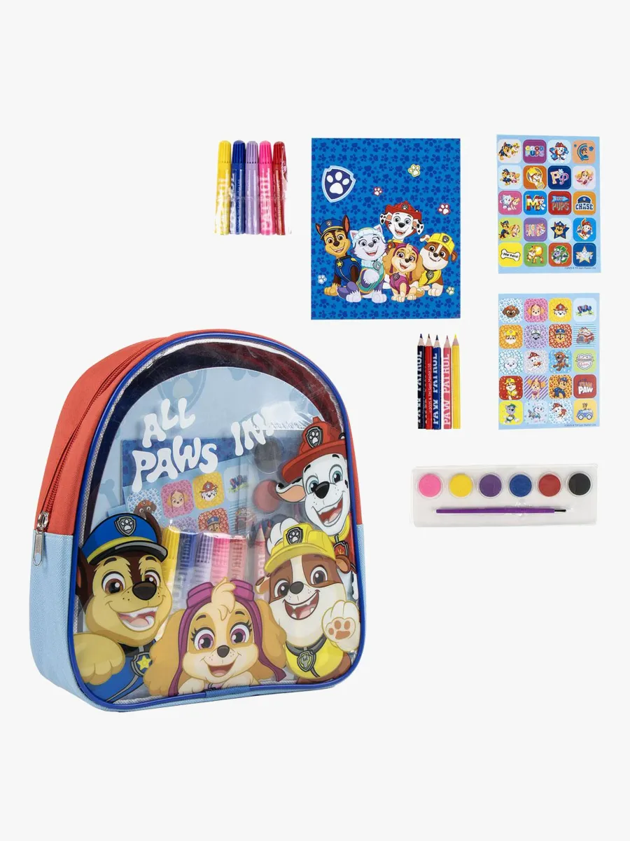 Paw Patrol Ryggsäck &  Målarset