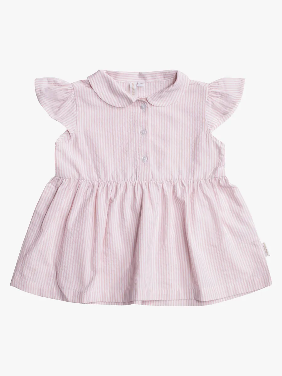 Petite Chérie Atelier Emmalina Klänning, Rosa/Vit 68
