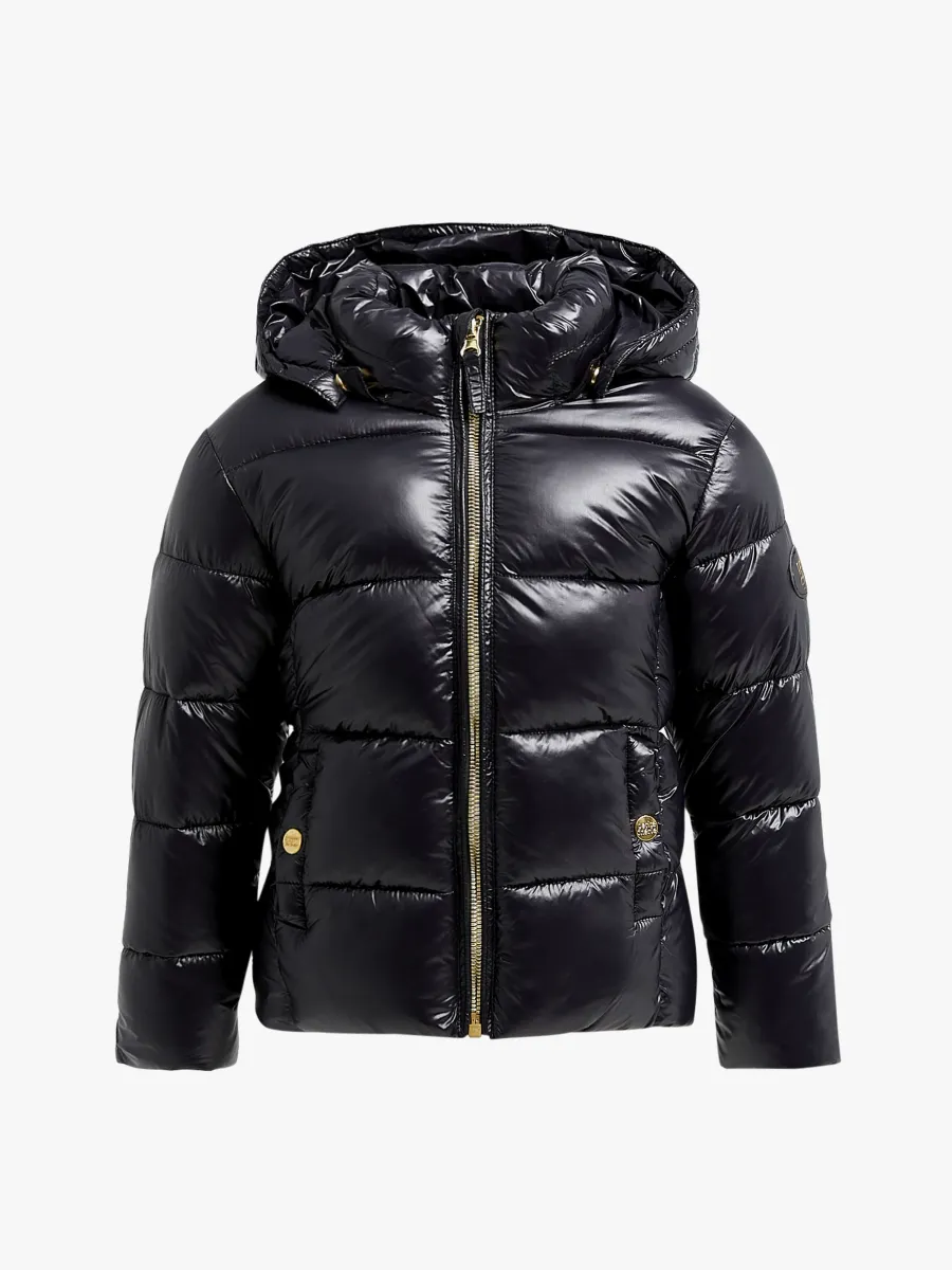 Petite Chérie Atelier Paris Puffjacka, Svart, 116