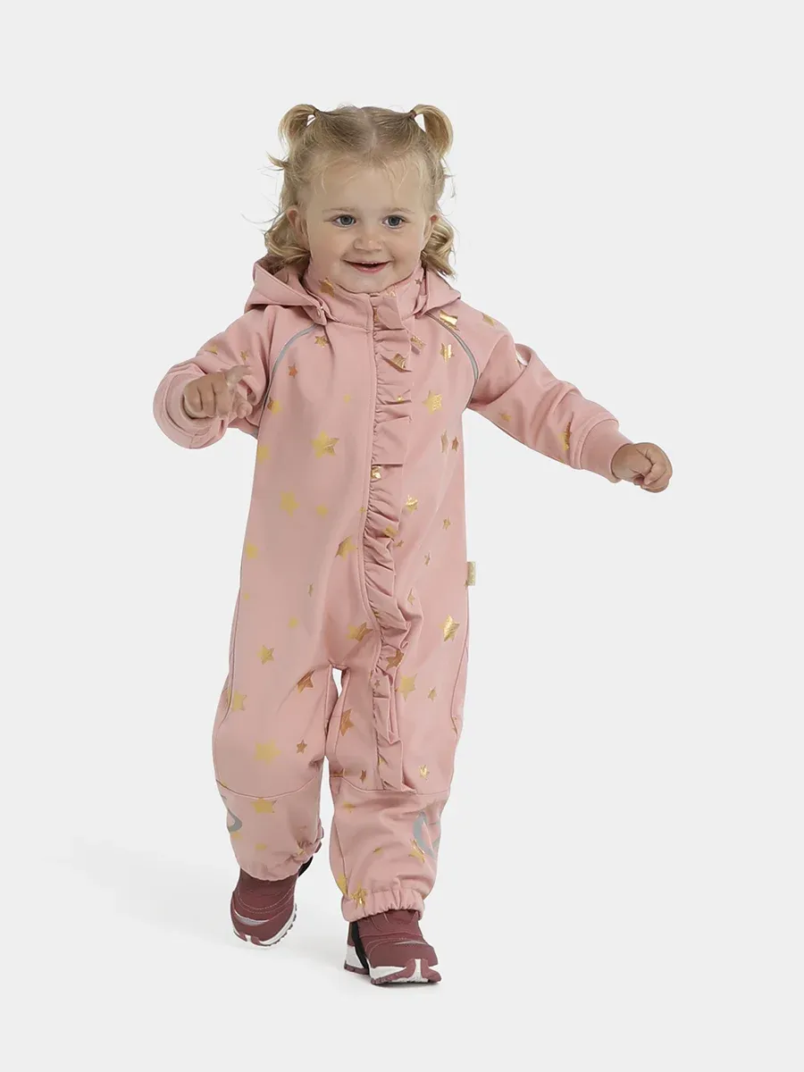 Petite Cherie Atelier Paulin Softshelloverall, Mellow Rose, Stl 98