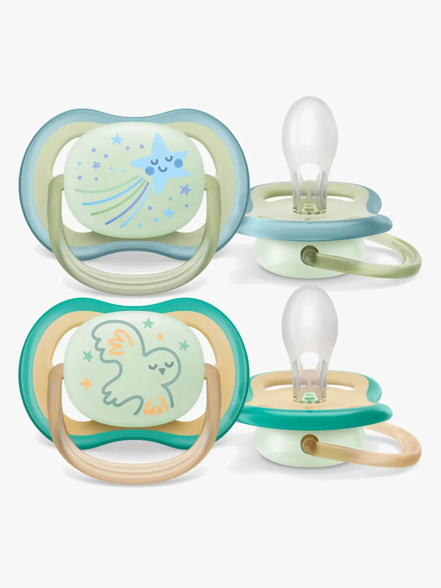 Philips Avent Ultra Air Night Nappar 2-Pack 0-6m, Grön/Blå