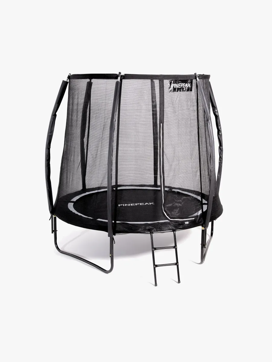 Pinepeak Lantern Studsmatta inkl. Skyddsnät 244 cm, Svart