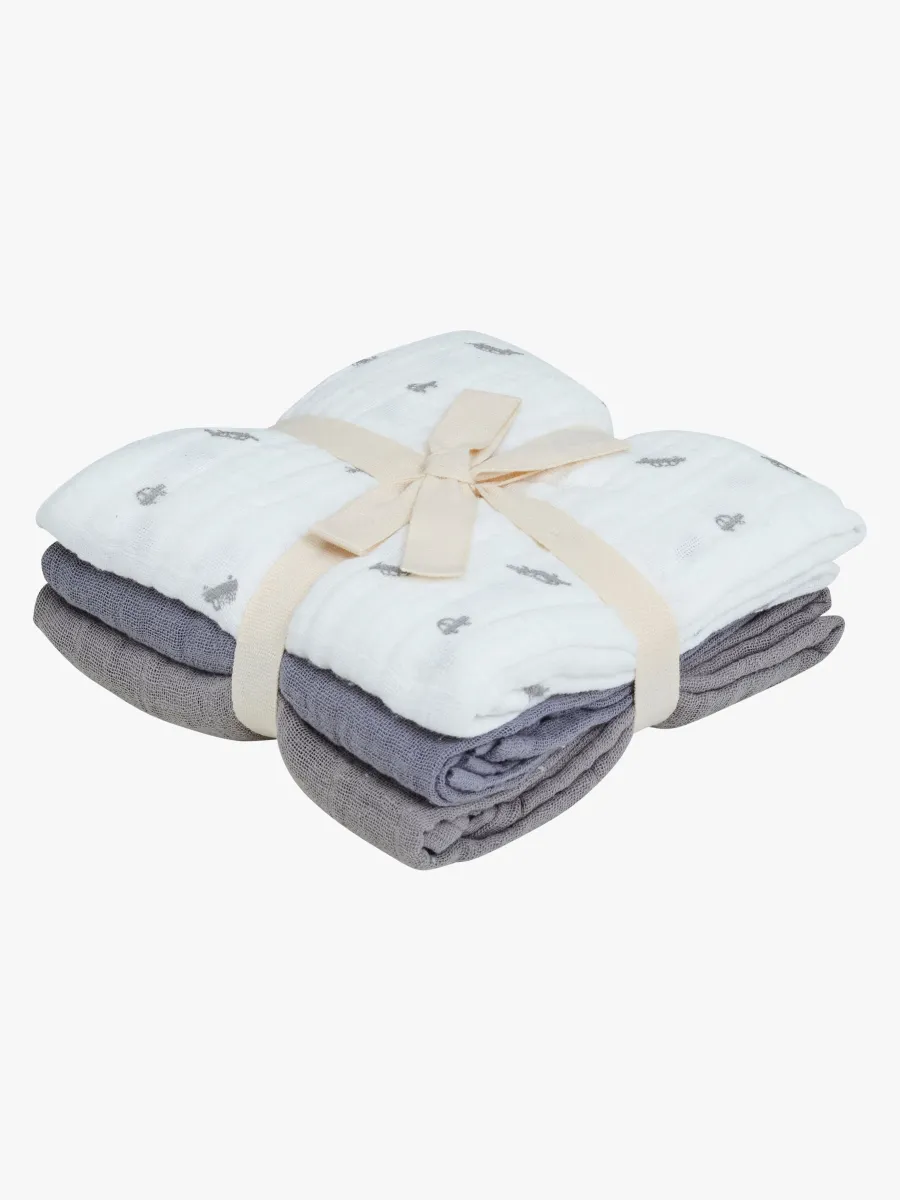 Pippi Muslinfilt 3-Pack, Tradewinds