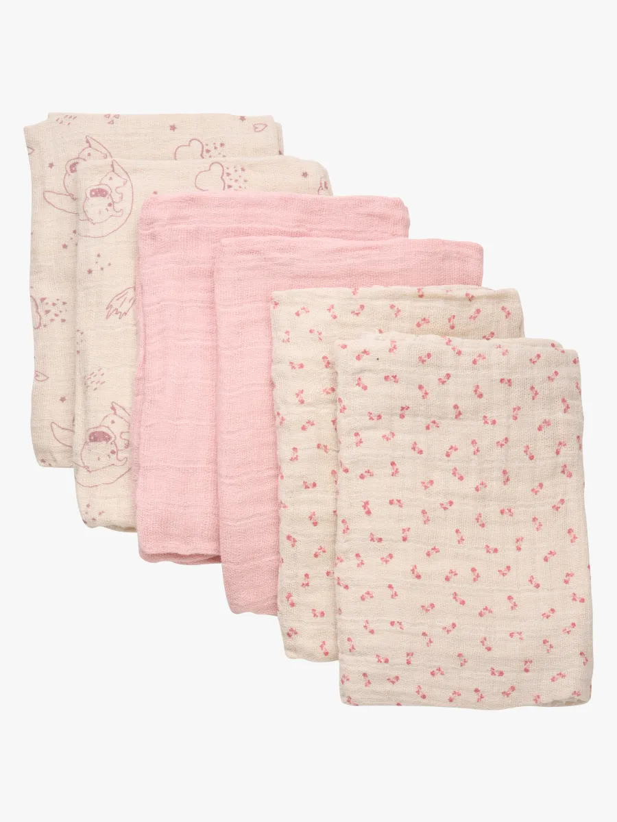 Pippi Muslinfiltar 6-Pack, Sheer Bliss