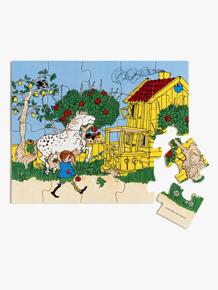 Pippi Träpussel 20 Bitar