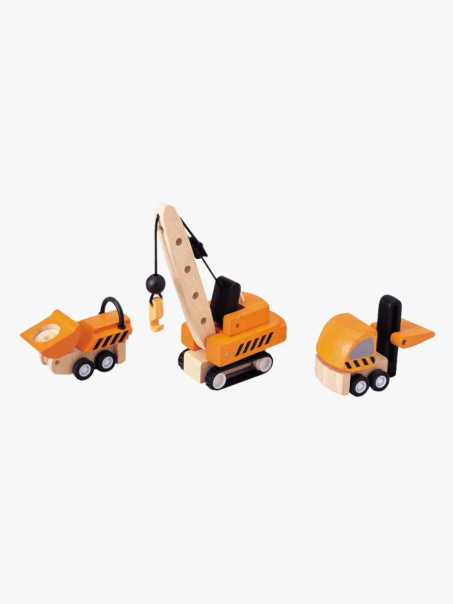 Plan Toys Byggarbetsfordon 3 st