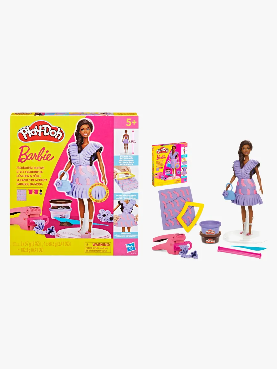 Play-Doh Barbie Fashionista Leklera med Docka Volanger