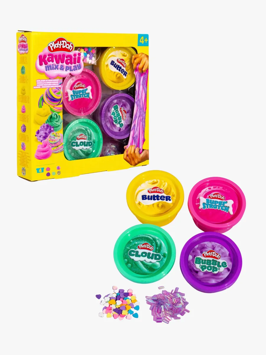Play-Doh Kawaii Mix &  Play Slime 4-Pack