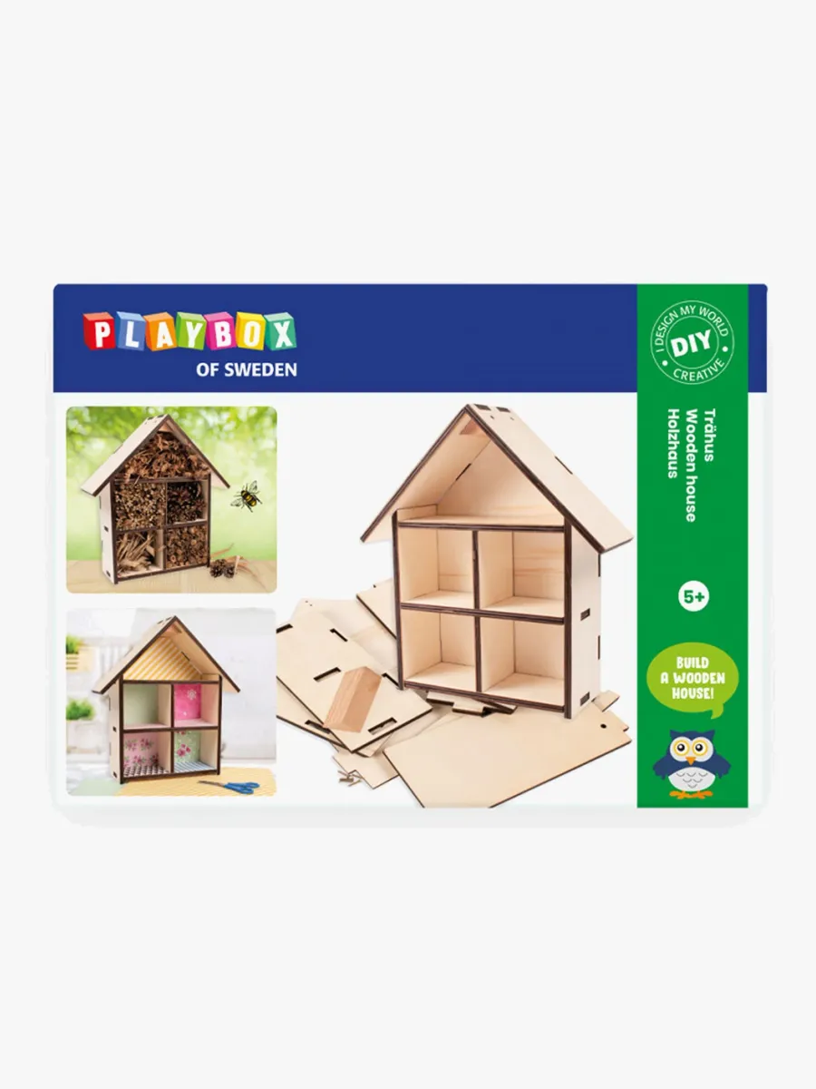 Playbox Pysselset Trähus