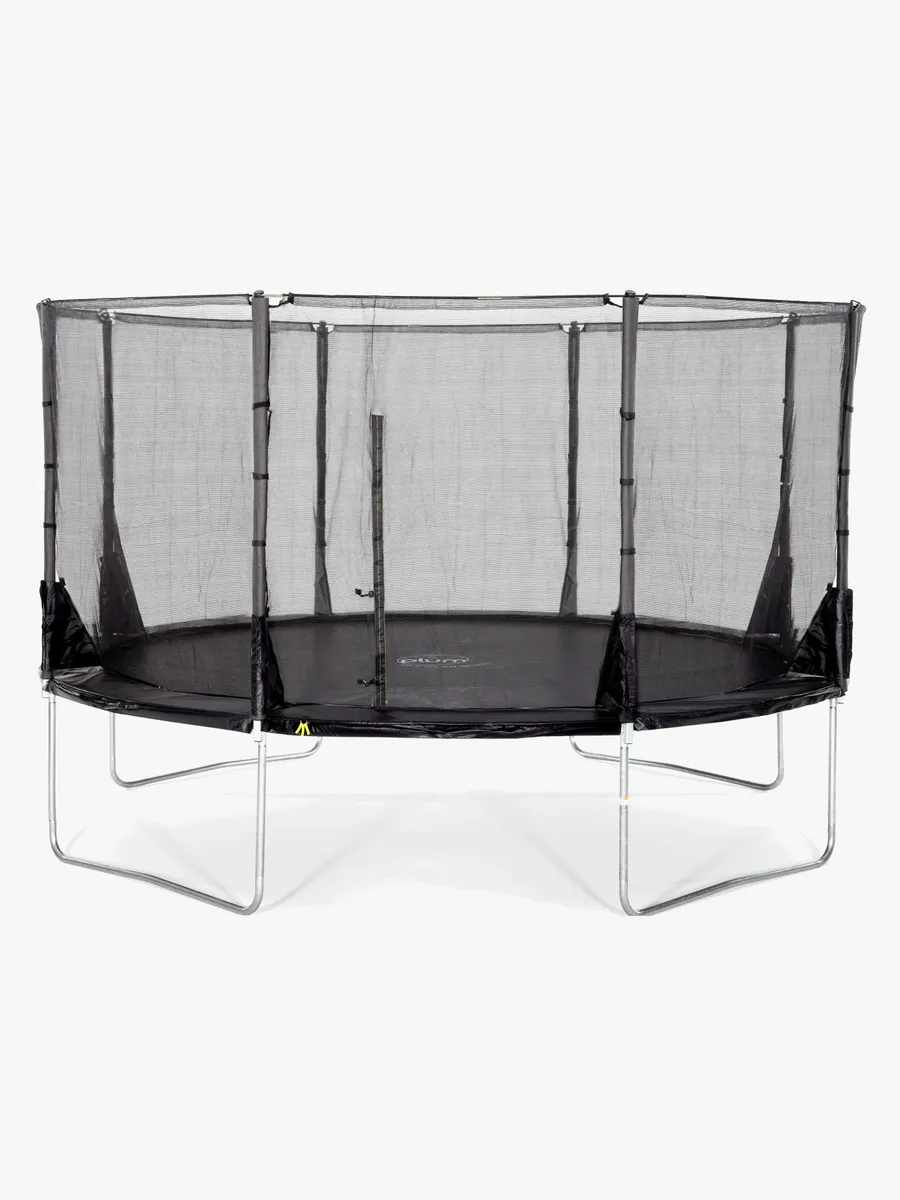 Plum 14ft Space Zone II Telescopic Studsmatta inkl. Skyddsnät 426 cm