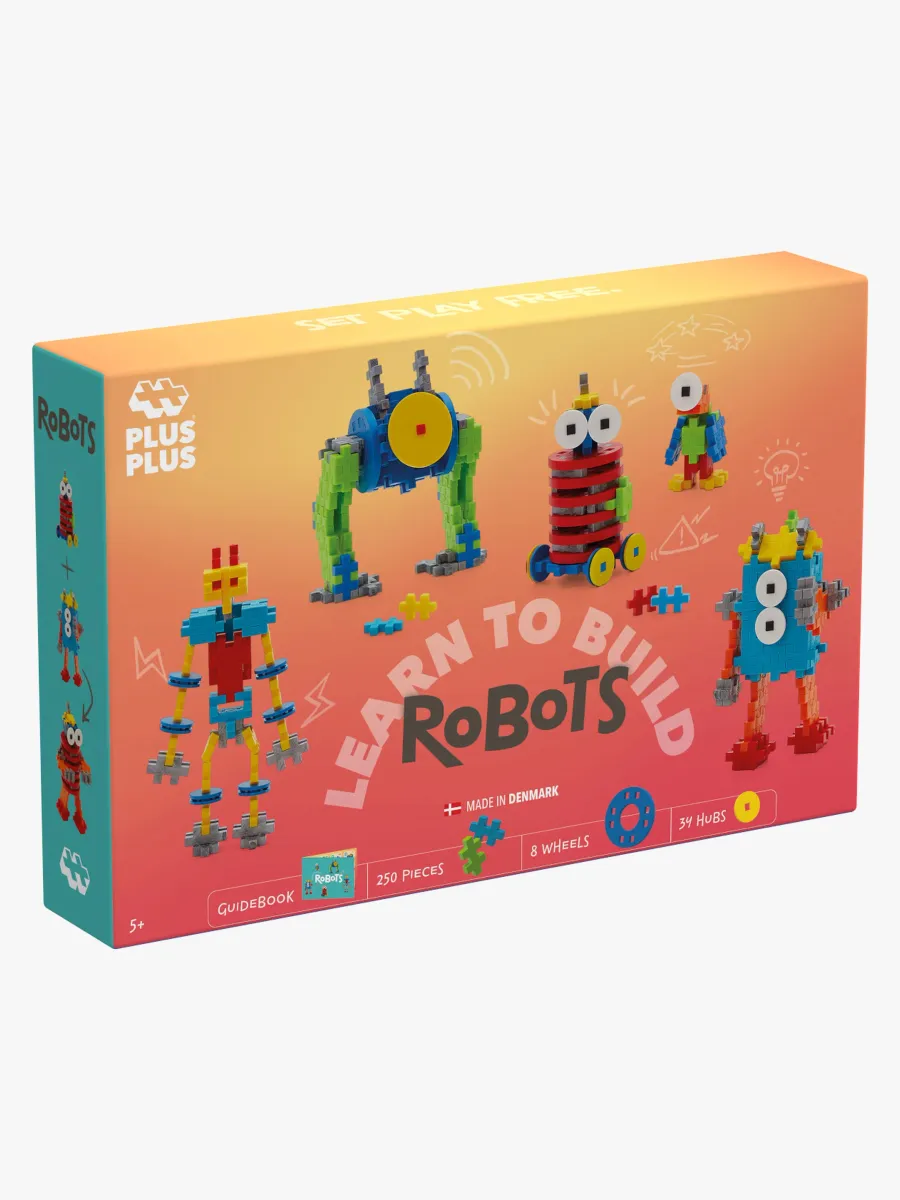 Plus-Plus Learn to Build Robots Byggset 250 Delar