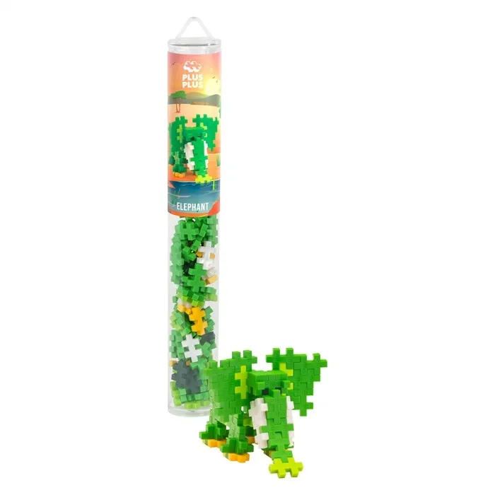 Plus-Plus Tube Elefant 100-bitar