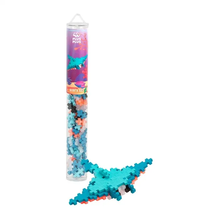 Plus-Plus Tube Manta Ray 100-bitar