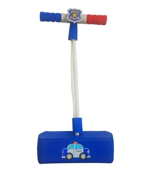 Pogo Hopper Mjuk hoppstylta med ljud och ljus (Polisbil)