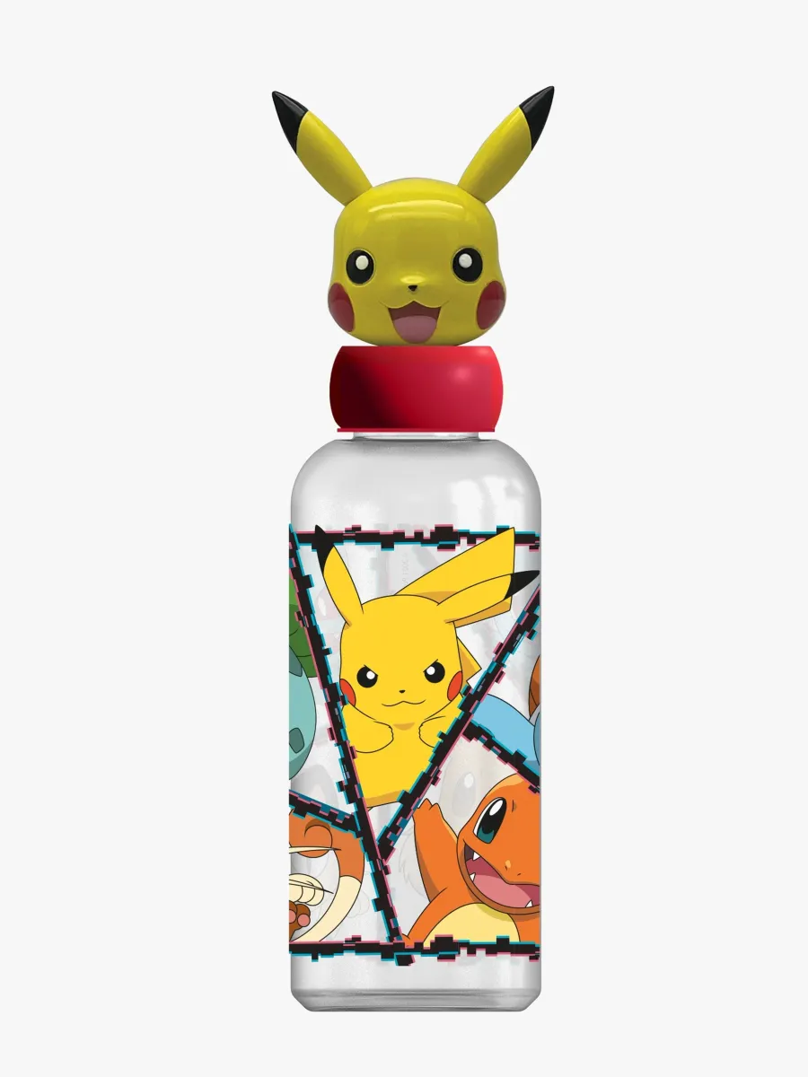 Pokémon 3D Figurine Vattenflaska 560 ml, Multi