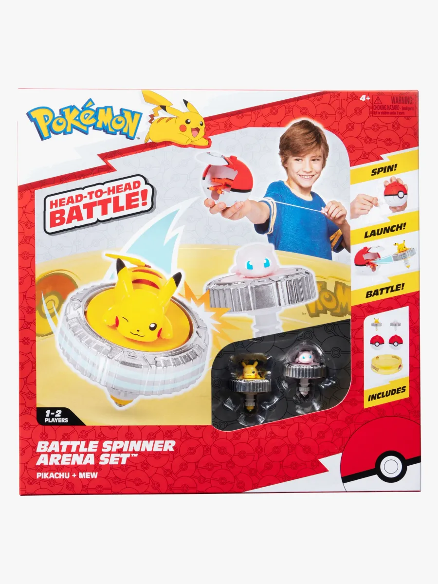 Pokémon Battle Spinner Arena Lekset Pikachu &  Mew 2-Pack