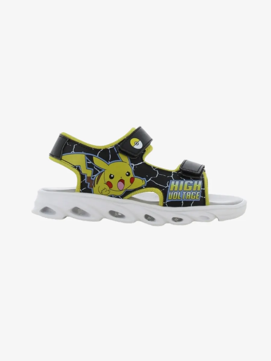 Pokémon Blinkande Sandaler, Black/Yellow, 26