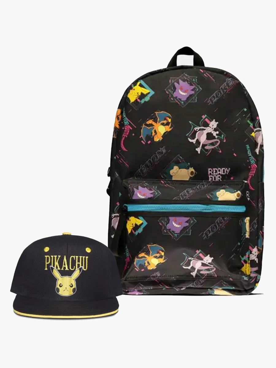 Pokémon Ryggsäck &  Keps, Angry Pikachu