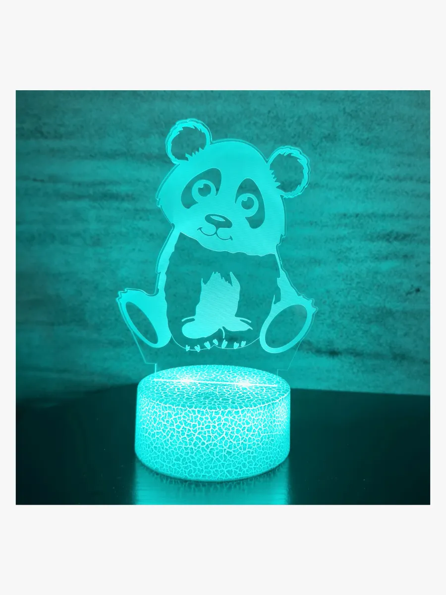 Powerpal 3D Nattlampa Panda, Barnrum