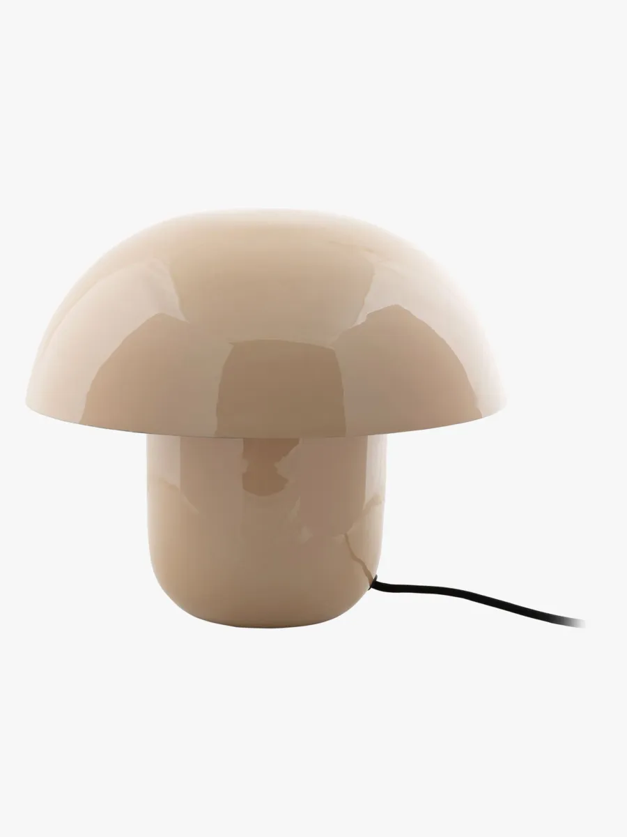 PresentTime Fat Mushroom Bordslampa, Soft Brown, Barnrum