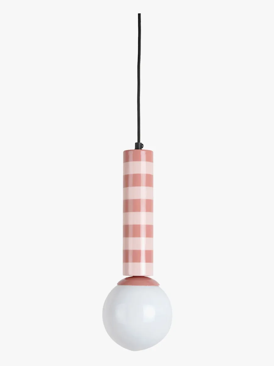 PresentTime Rayado Taklampa, Rose Tan/Soft Pink, Barnrum