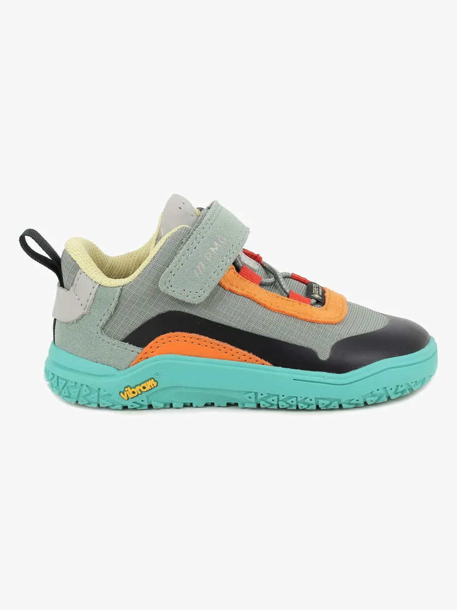 Primigi Pyr GTX Barefoot Sneakers, Green/Orange, 26