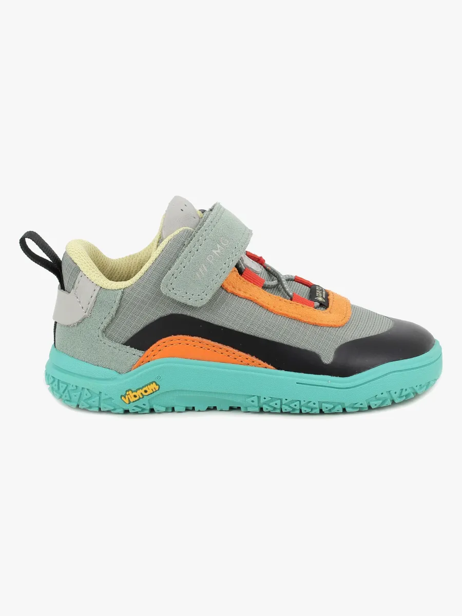 Primigi Pyr GTX Barefoot Sneakers, Green/Orange, 33