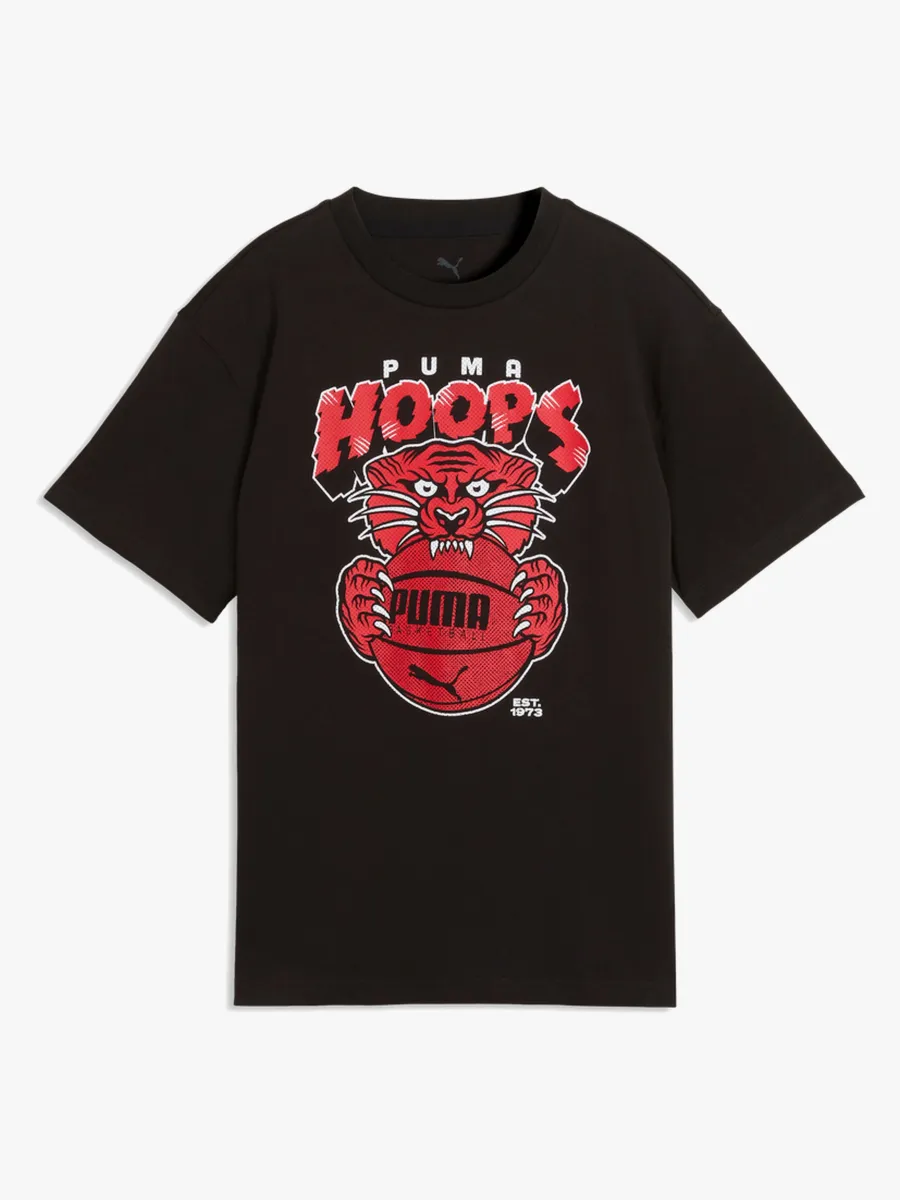 Puma Basketball Flagrant Foul T-shirt, Svart, 128