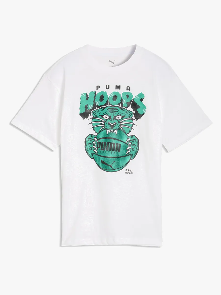 Puma Basketball Flagrant Foul T-shirt, Vit, 140