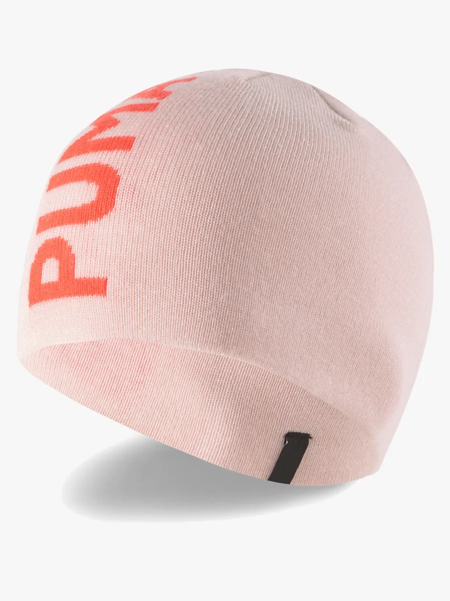 Puma Ess Classic Cuffless Beanie Jr, Lotus-Sunblaze, Youth
