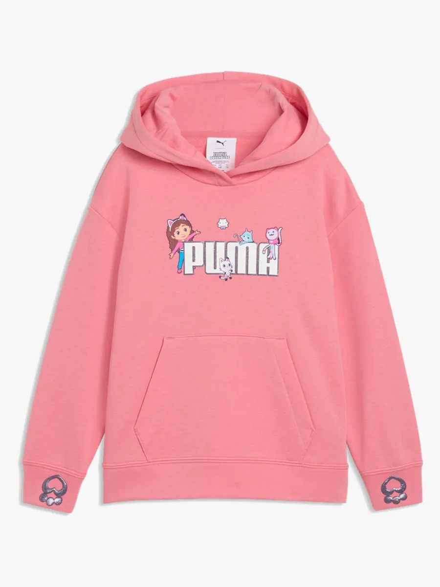 Puma Gabby's Dollhouse  Avslappnad Huvtröja, Rosa, 116