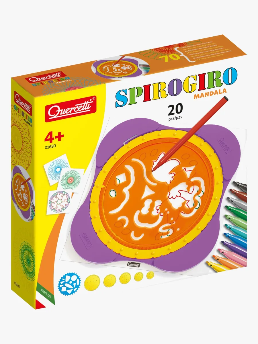 Quercetti Spirogiro mandala Målarset