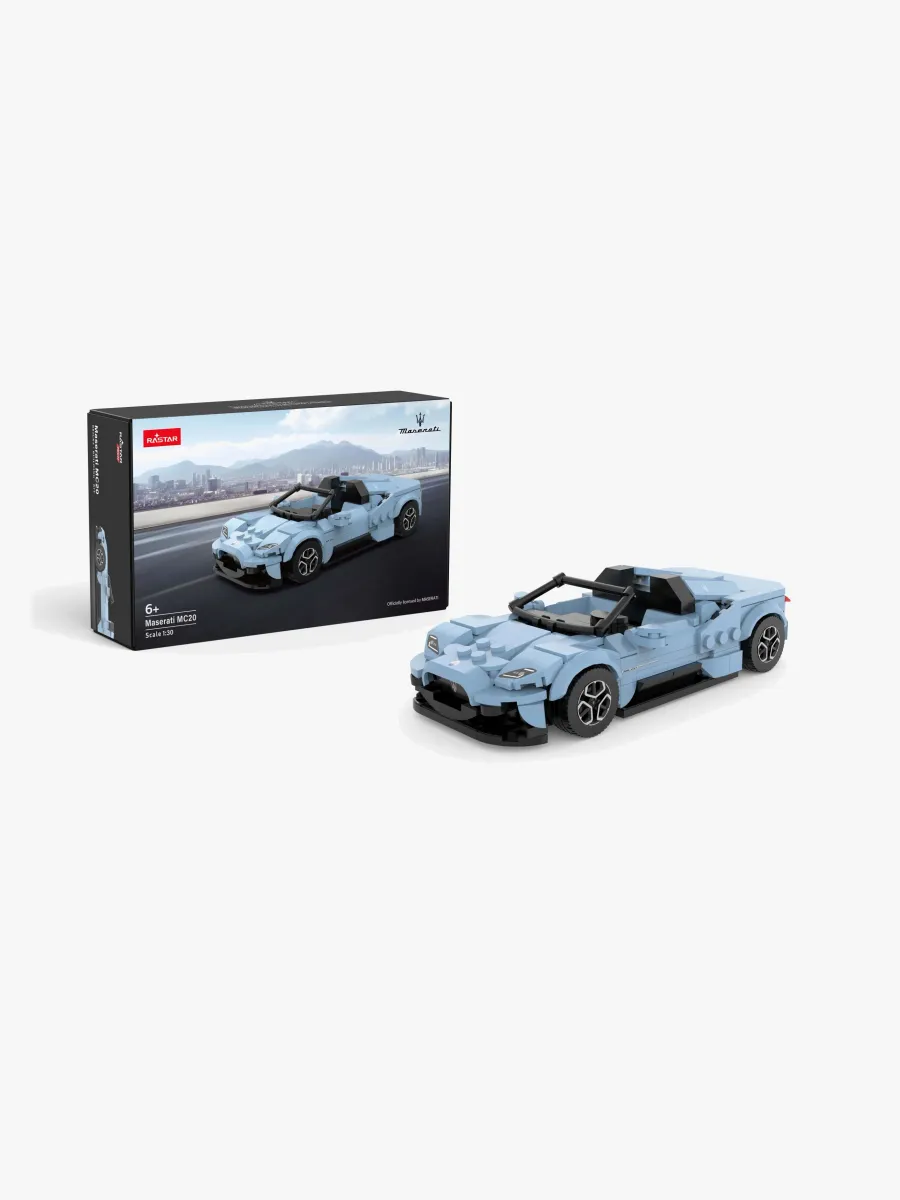 Rastar Maserati MC20 Bricks Racerbil 1:30, Blå