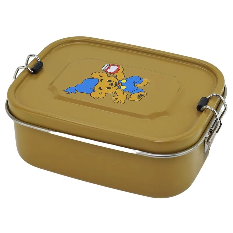 Rätt Start lunchlåda i plåt Bamse, björngul
