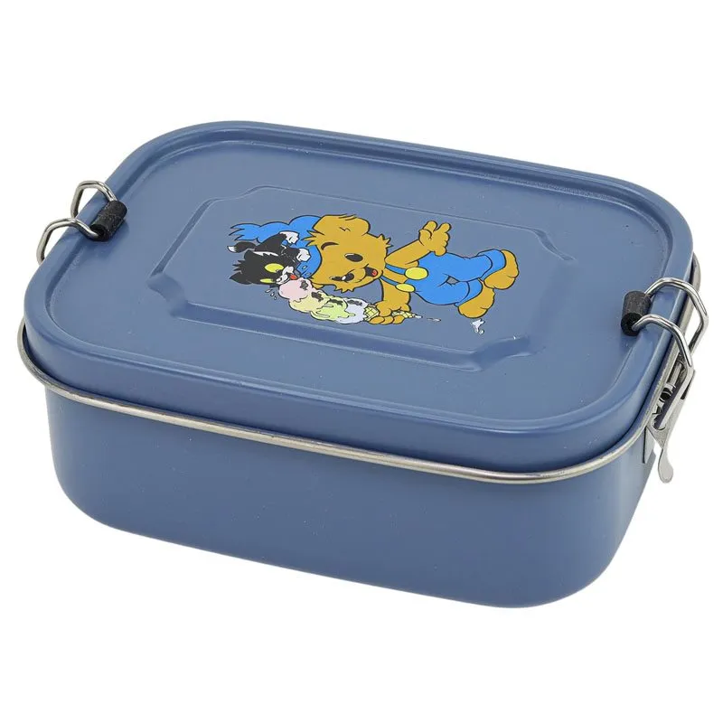 Rätt Start lunchlåda i plåt Bamse, petrolblå