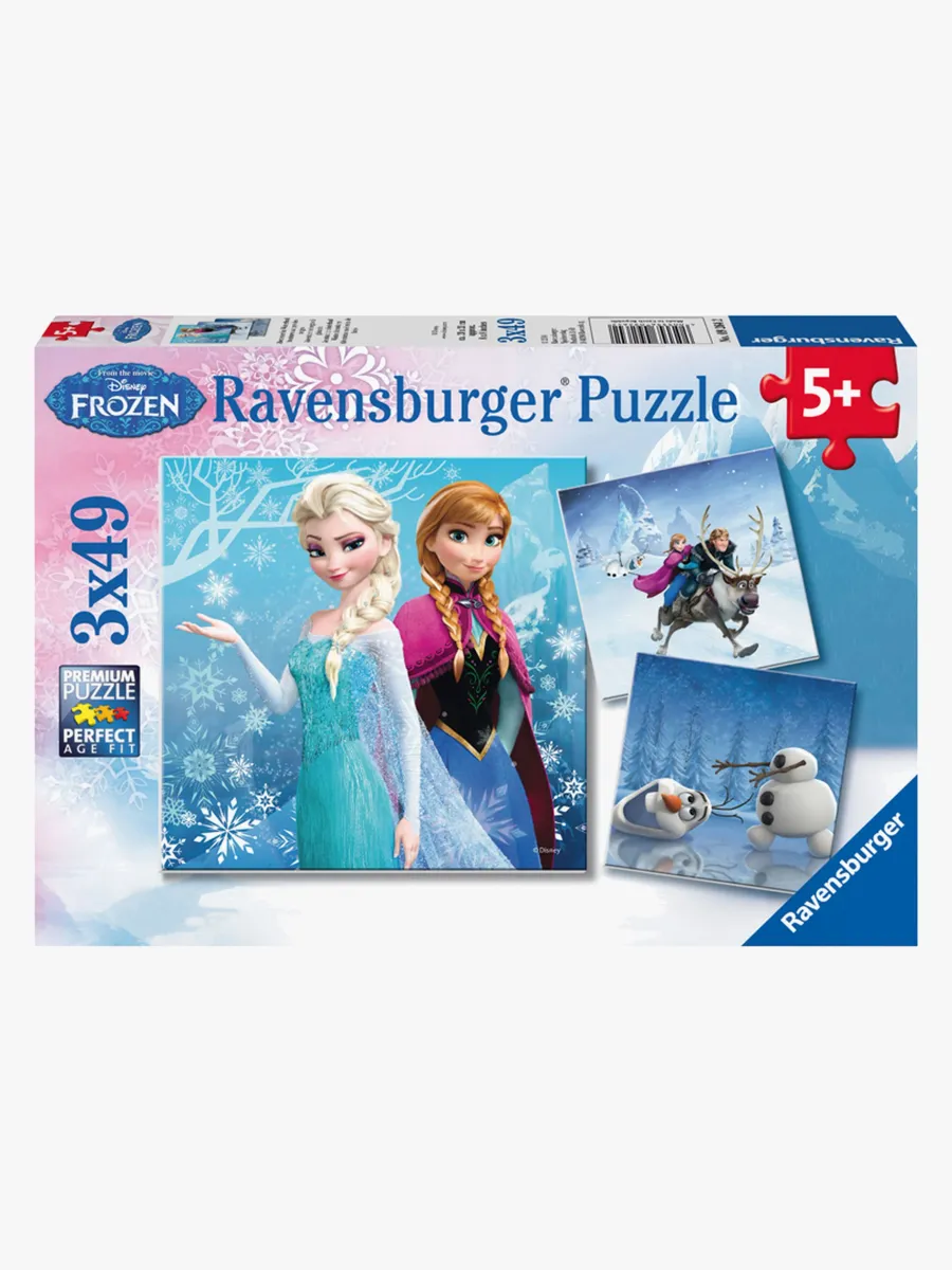 Ravensburger Disney Frozen Pussel Vinteräventyr 3x49 Bitar