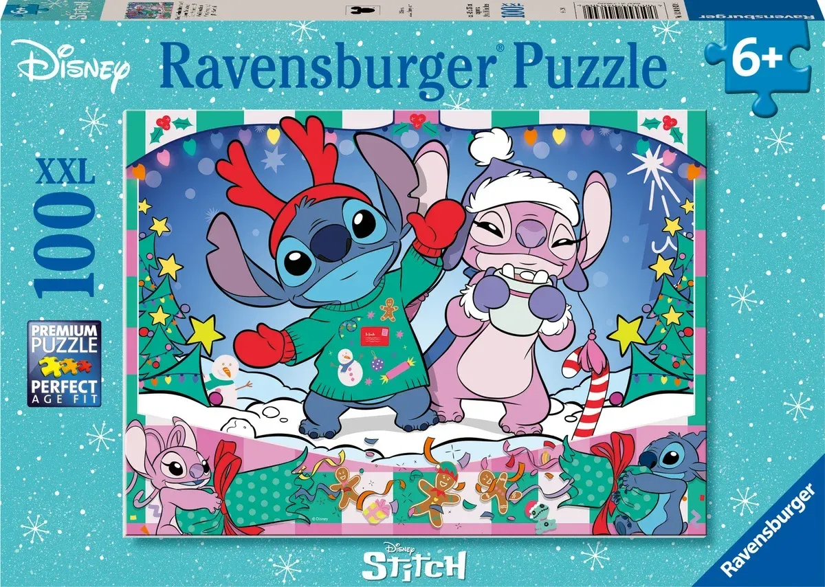 Ravensburger Disney Stitch Christmas Pussel 100 Bitar