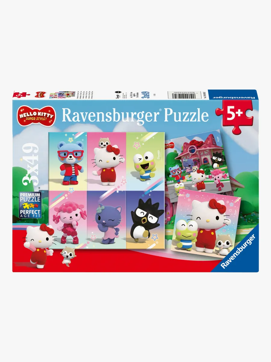 Ravensburger Hello Kitty Super Style Pussel 3x49 Bitar