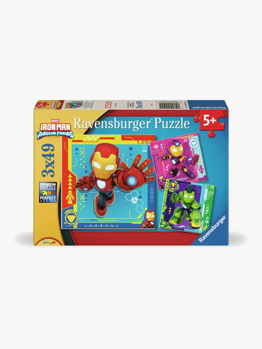 Ravensburger Iron Man &  His Awesome Friends Pussel 3x49 Bitar