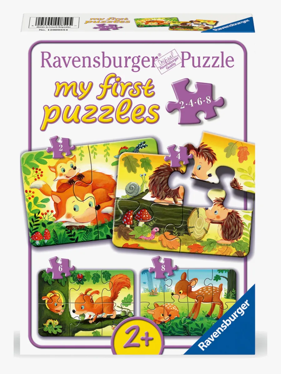 Ravensburger My First Puzzles Forest Animal Fun Pussel 4-i-1