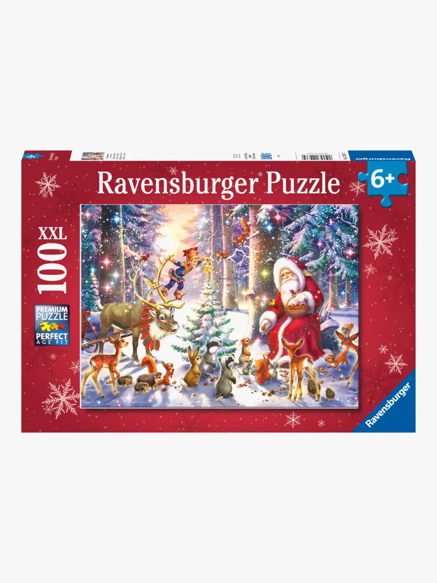 Ravensburger Pussel Jul I Skogen, 100 Bitar