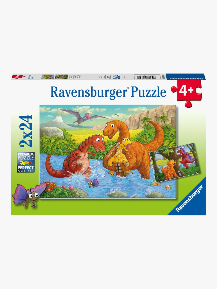 Ravensburger Pussel Lekande Dinosaurier 2x24 Bitar