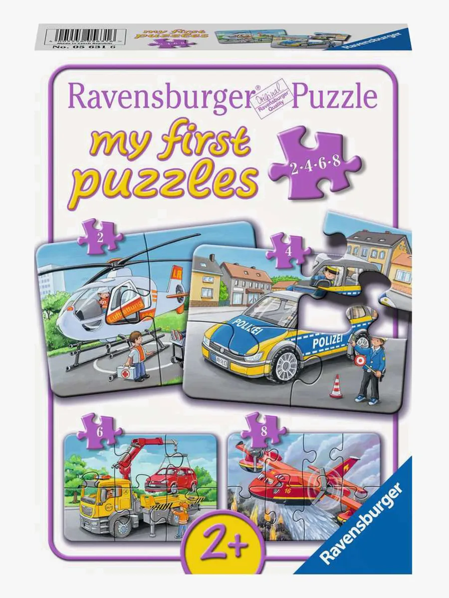 Ravensburger Pussel My Emergency Vehicles 20 Bitar