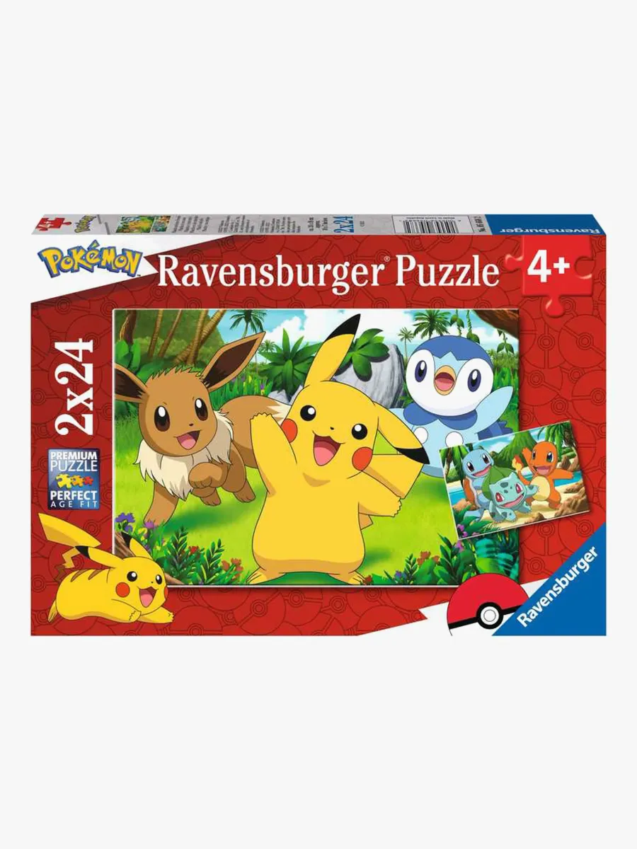 Ravensburger Pussel Pokémon 2x24 Bitar