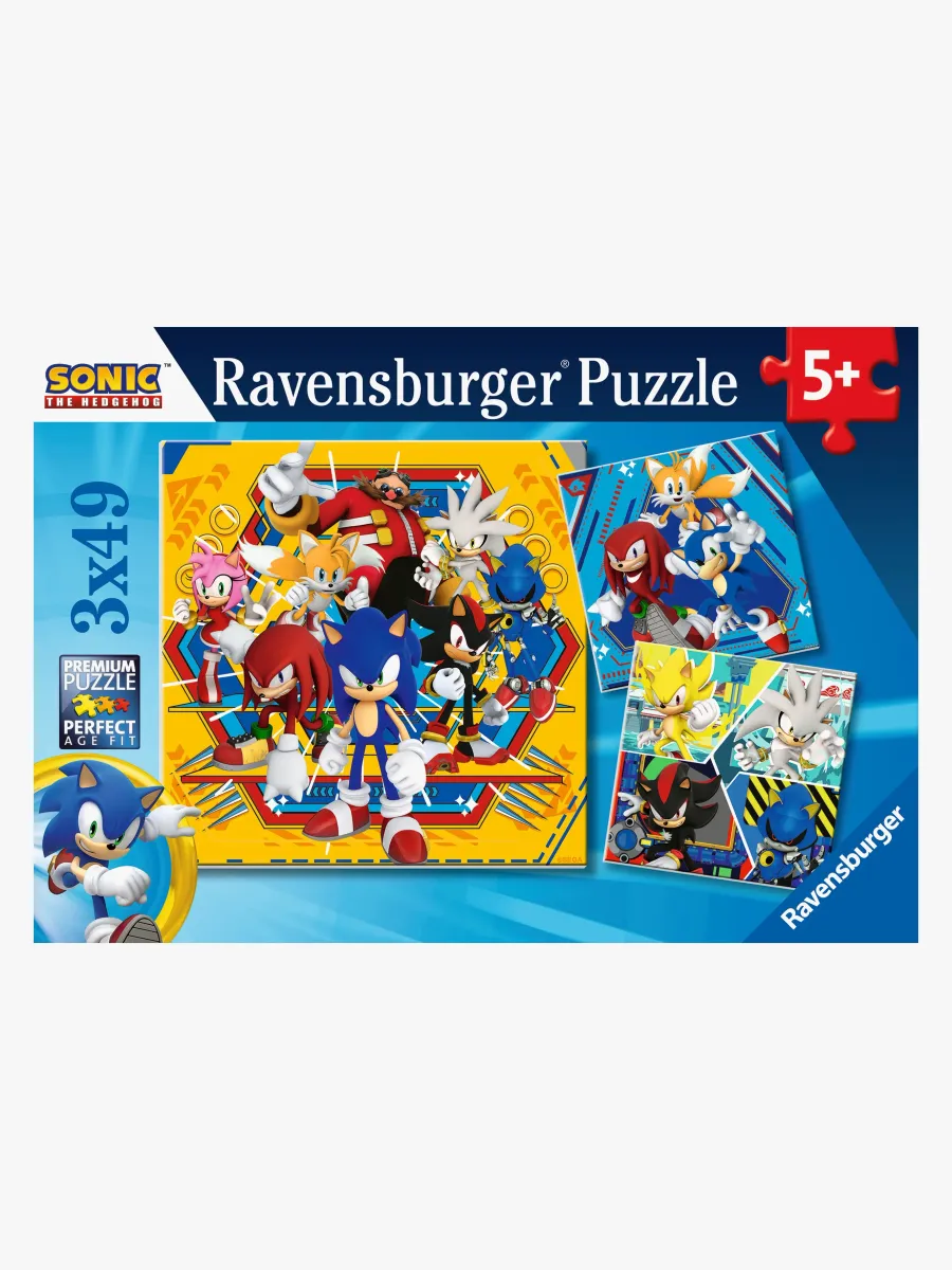 Ravensburger Pussel Sonic Core 3x49 Bitar