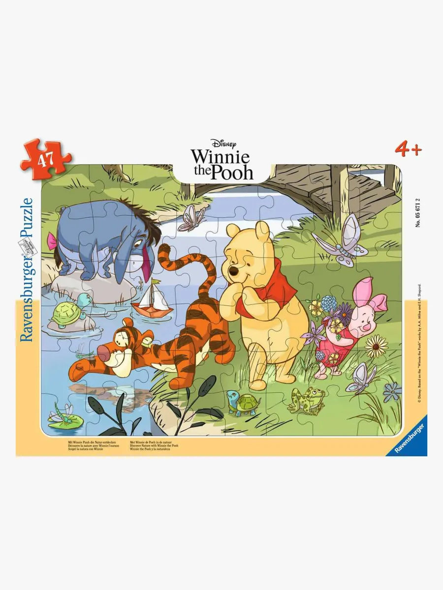 Ravensburger Pussel Upptäck Naturen  med Nalle Puh 47 Bitar